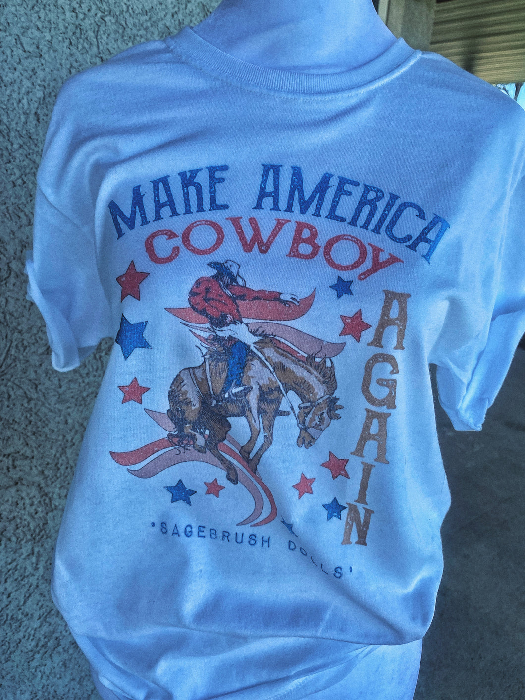 Make America Cowboy Again Adult Tee