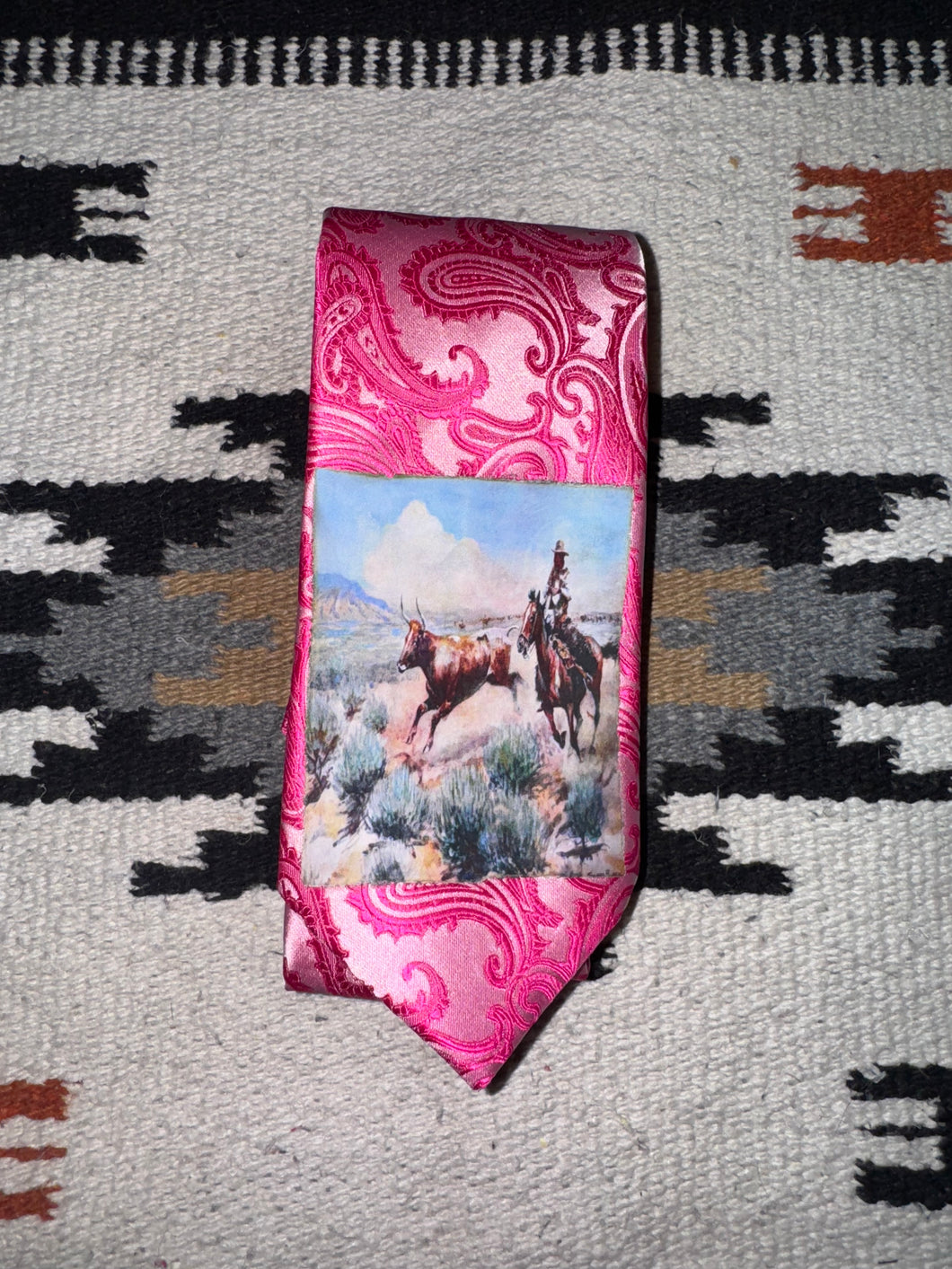 On the Run Pink Paisley