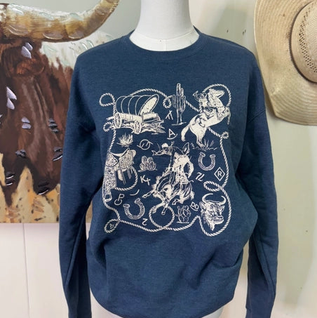 Wild West Storyboard Sweatshirt